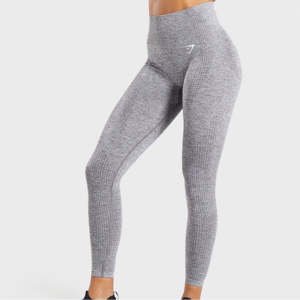 Gymshark Vital Seamless Leggings 1.0 - Smokey Gray Marl